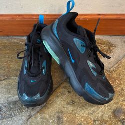 Nike Air Max 200 Black Aurora US 3 Y Youth Kids Shoes