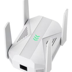 2025 AC2100 WiFi Extender - WiFi Extender Signal Booster with Gigabit Ethernet Port, WiFi Booster Dual-Band(5.8G&2.4G) Coverage to 12888 sp.ft, Faster