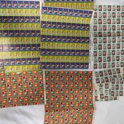 #1543, VINTAGE 1954,1955, 1957  TUBERCULOSIS CHRISTMAS STAMPS, MORE THAN 500
