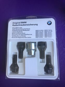 Original BMW Wheel bolt lock