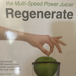 Regenerate power juicer 