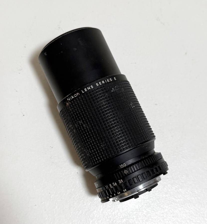 Nikon Series E 75-150mm f/3.5 Manual Focus Zoom Camera Lens