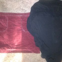 Womens Plus Size 16 Bodysuit/ Skirt Bundle