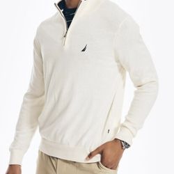 NAUTICA NAVTECH QUARTER-ZIP SWEATER