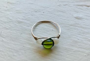Hand Crafted Moldevite Ring