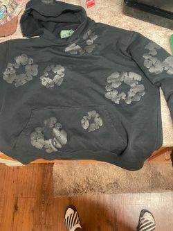 Denim tear cotton wreath hoodie