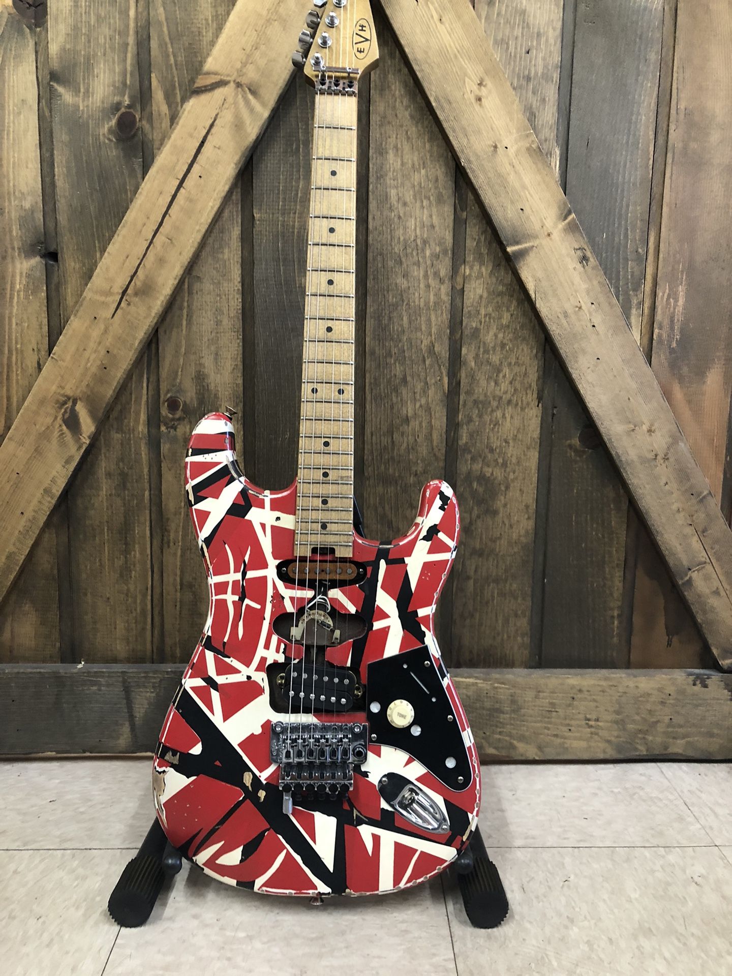 EVH Striped Series Frankenstein Relic Electric Guitar for Sale in