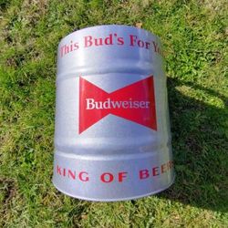 Budweiser Beer King Of Beers mini keg ice bucket