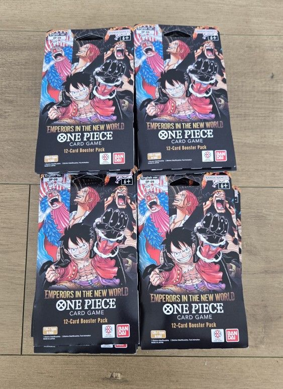 For Sale:
Brand New Still Sealed One Piece Emperors in the New World OP- 09