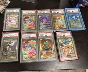 Pokemon modern slabs PSA 10