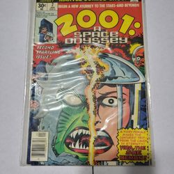 2001: A Space Odyssey #2 Marvel Pub 1977 Vira the She-Demon !