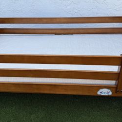 Twin Bed with Mattress, Clean, Good Condition 