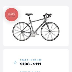 Trek 1800c  27 Speed Road Bike, Carbon Fiber front Forks 