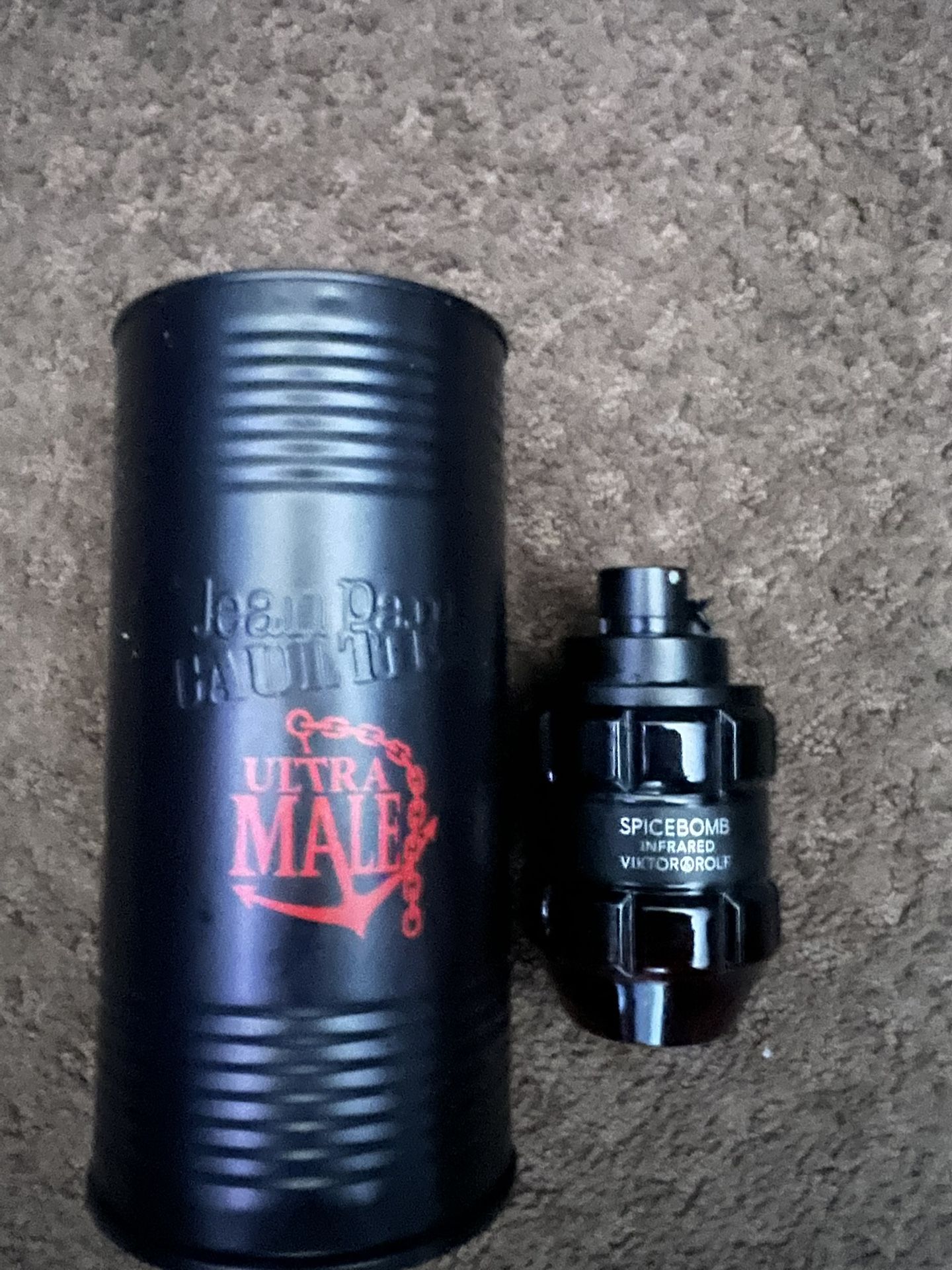 Jean Paul gaultier ultra male 4.2oz And Spicebomb Infrared 3.04oz