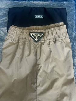 Prada Nylon Pants S Women Size 