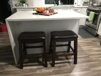 Two Chairs, High Stool