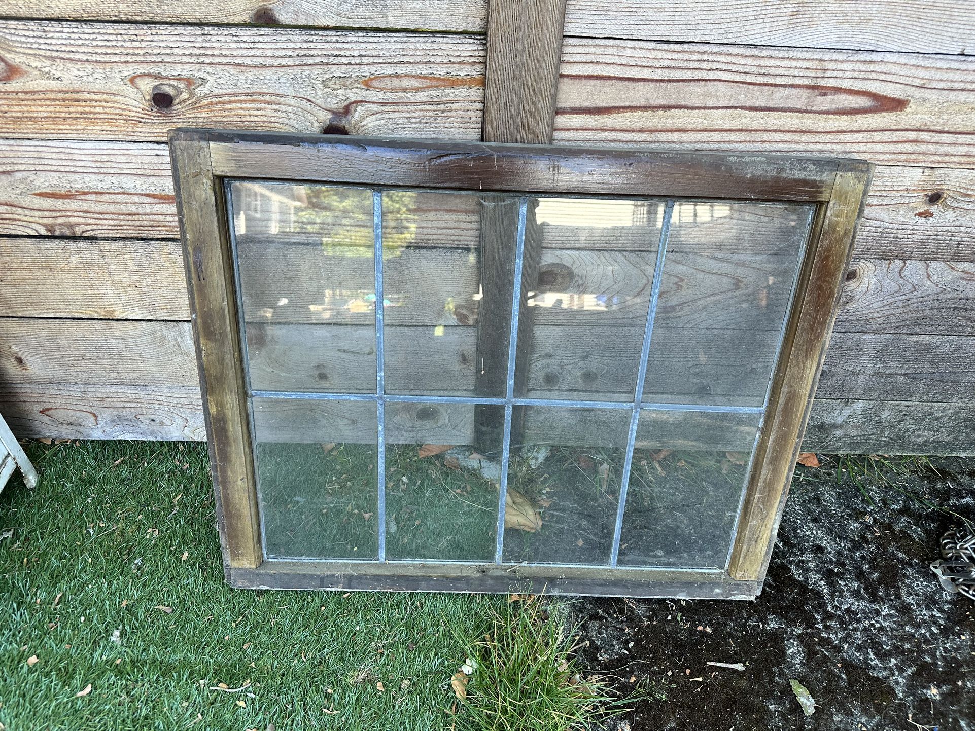 Antique 4x2 Lead Panel Window (34”x27”)