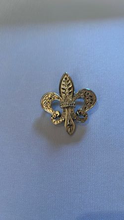 Victorian gold sterling brooch