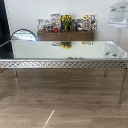 Z Gallery Mirror Dining Table 