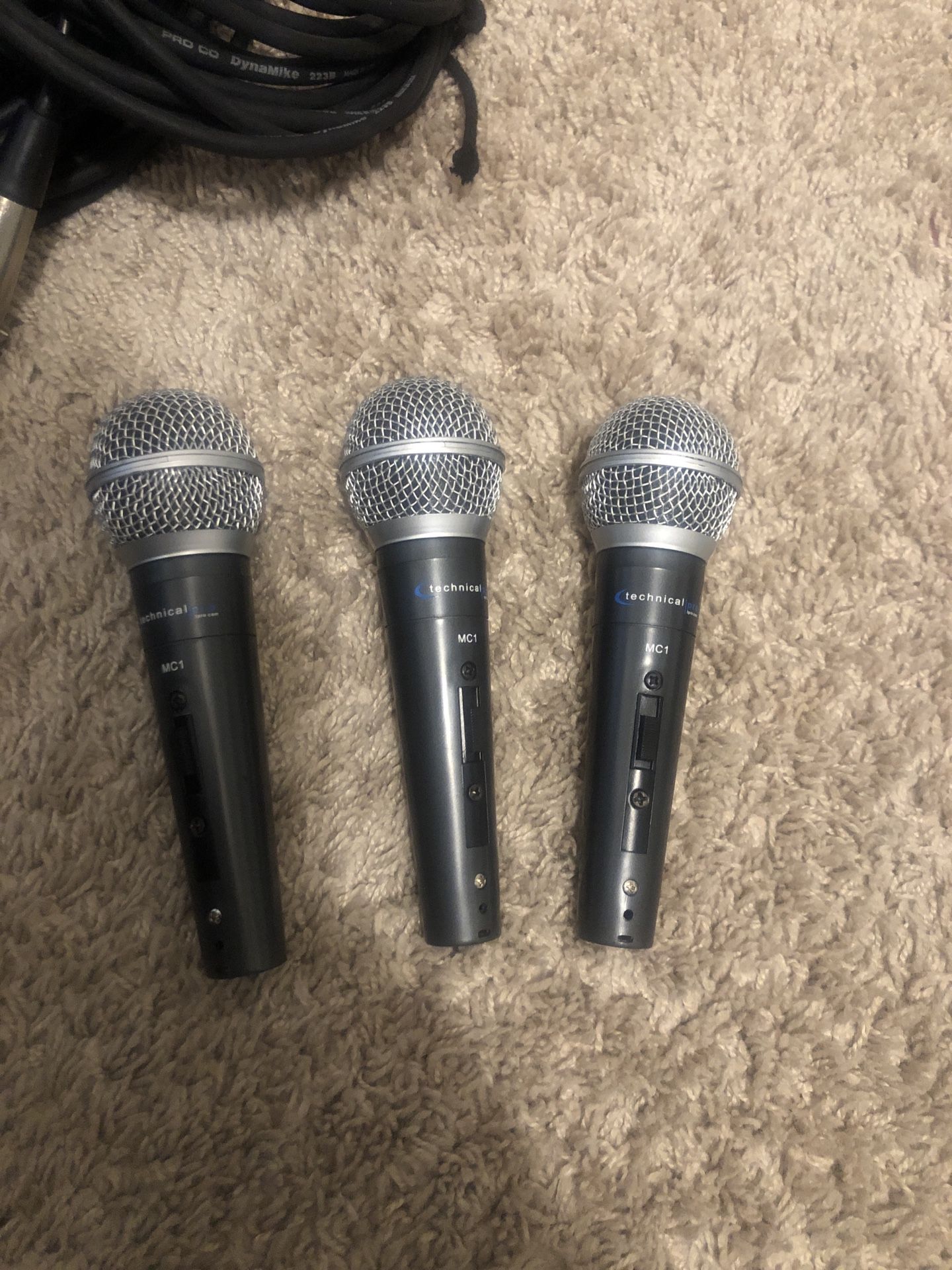 3 Microphones for $30