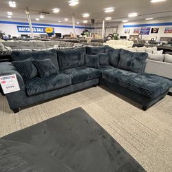 Closeout Special!  Corduroy Sectional