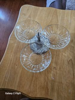 Princess House 3 Bowl Server