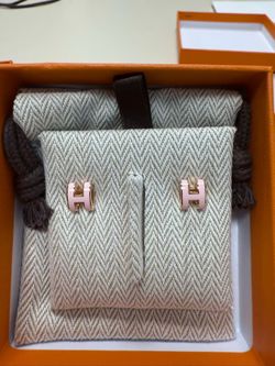 Hermes Pop Earrings（Pink）
