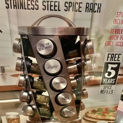 BNIB Kamenstein Spice Rack 20 Jars Model #(contact info removed) 