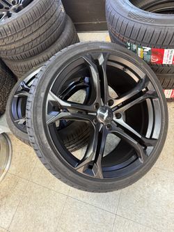 20” CAMARO ZL1 SATIN BLACK WHEELS + TIRES NEW-WE FINANCE