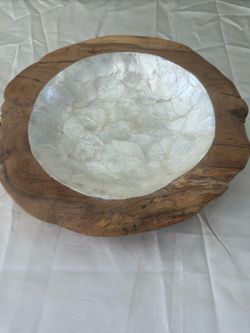 Wooden catch all bowl