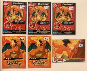 Charizard Pokemon 1999 Topps Movie Evolution/Burger King