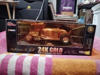 1:24 scale Racing Champions Stock Rods 24K Gold Plated