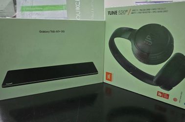 A11 Samsung Tab + JBL headphones for 350 + Tab cover free!