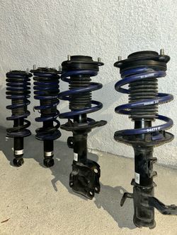 H&R lowering springs on stock struts 22-26 WRX