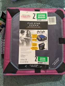 5-star binder  new with tags