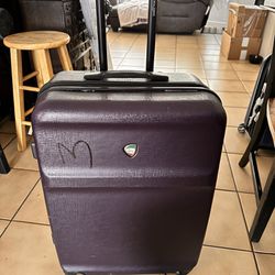 Hard Shell Purple Suitcase