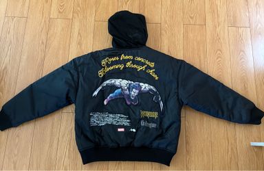 Civil Regime x Marvel Wolverine Bomber Jacket Black Hero Elite Series Large