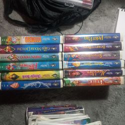 VHS Disney movie collection-black diamond classics and masterpiece