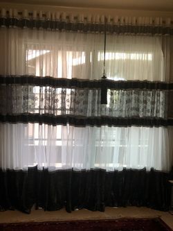 4 pieces curtains
