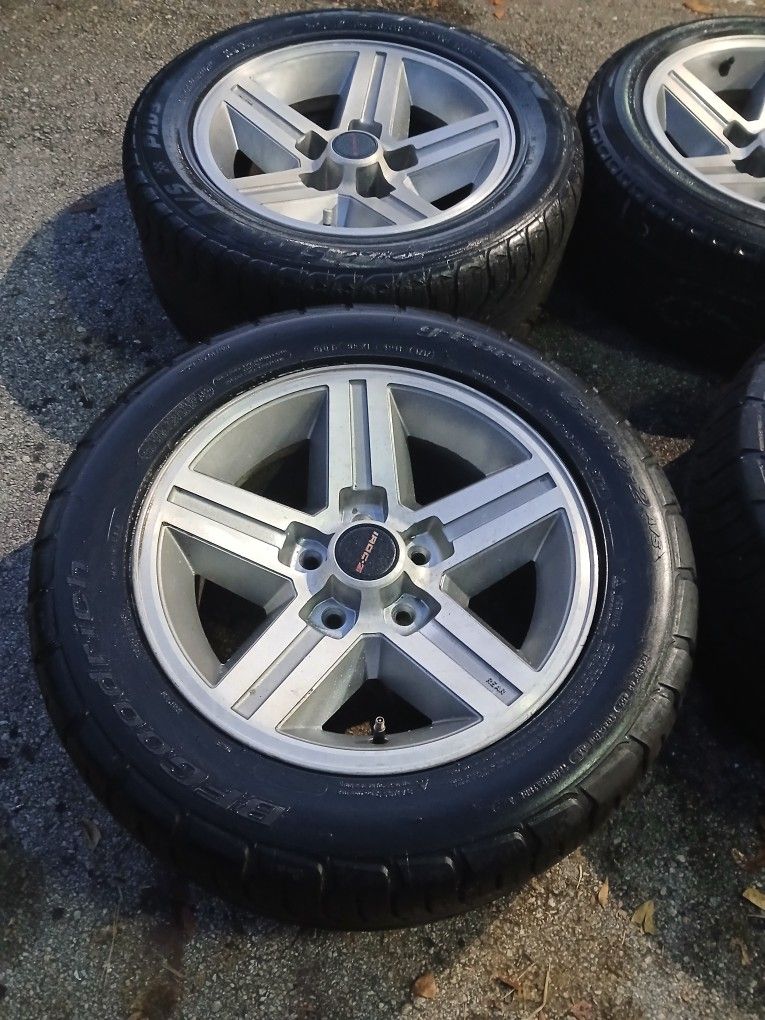 RARE 16 INCH IROCK I ROCK S10 American Staggered Offset Rims Wheels Chevy Pattern 5x4.75