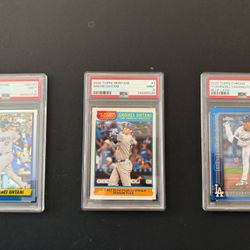 Dodgers PSA Slabs
