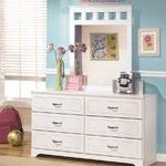 Lulu White Bedroom Mirror (Mirror Only)