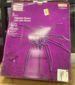 Home Accents Holiday 5.5 ft LED Spider Silhouette