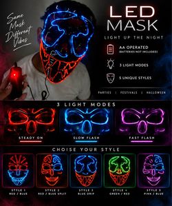 Halloween LED mask