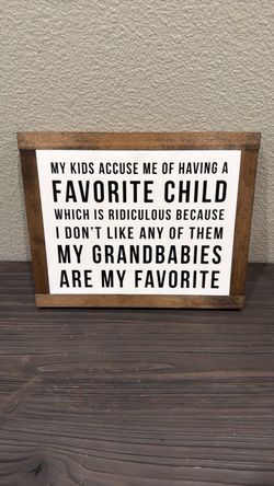 Grandchildren Decor Sign