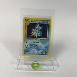 Pokémon TCG Gym Heroes Misty's Seadra 9 Holo English