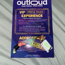 West Hollywood (WeHo) Outloud VIP All-Access Pride Wristband