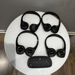 2015-2016 Cadillac Escalade Overhead DVD System Wireless Headphones + DVD Remote