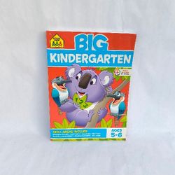 BIG KINDERGARTEN | Grade School Learning Activity Workbook Ages 5-6 New