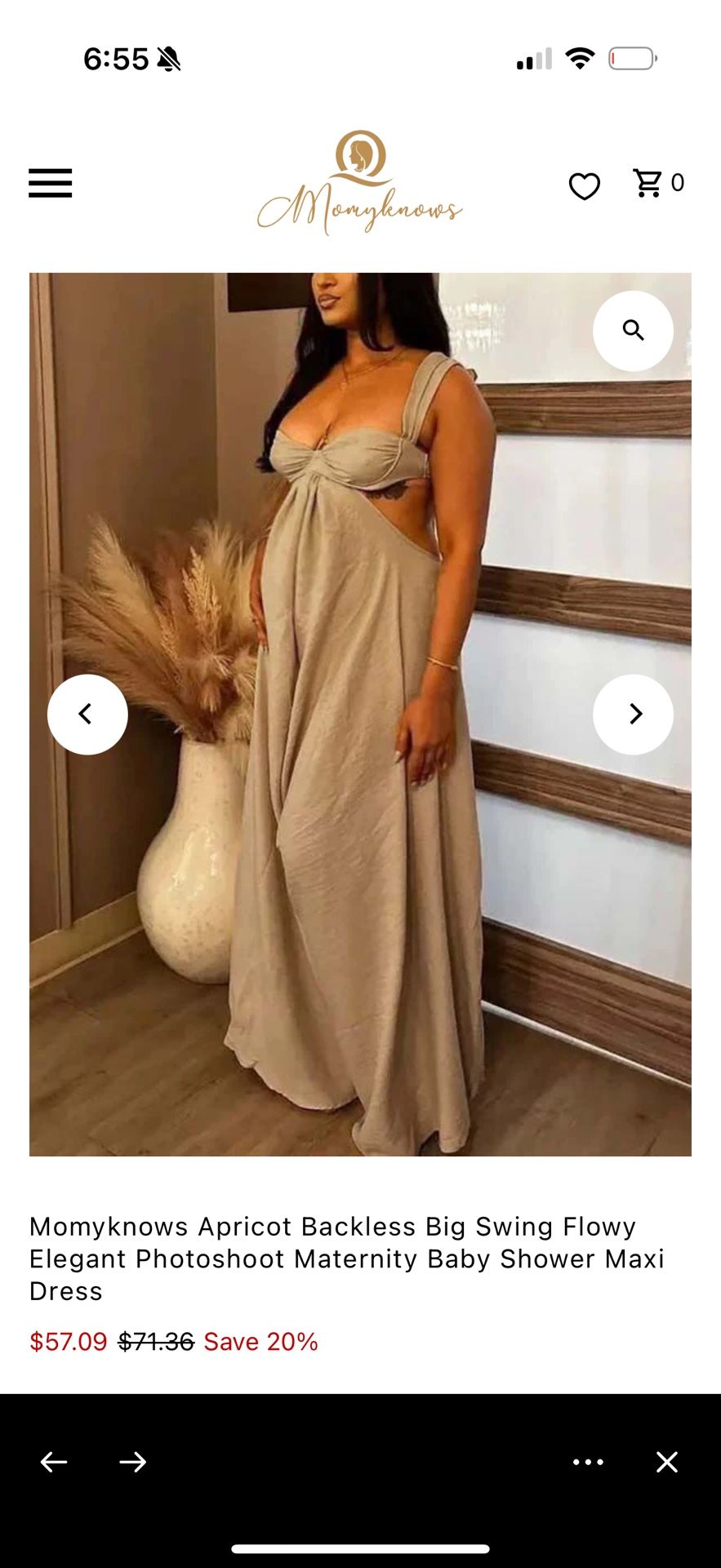 Maternity Dress Size Large